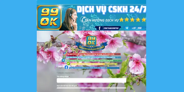 Kênh liên hệ 99OK chính thức