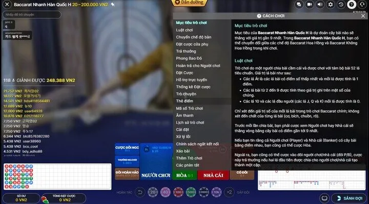 Giải đáp các thắc mắc hay gặp khi chơi game Baccarat nhanh 99OK