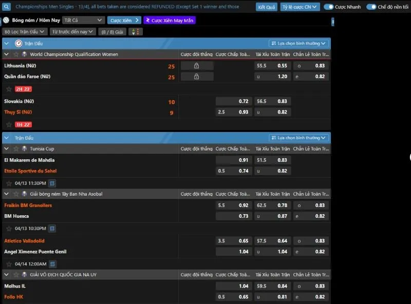 Vì sao nên cá cược Bóng ném 99OK?