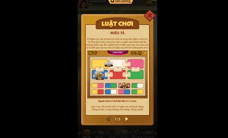 Luật chơi Color Game 99OK cụ thể