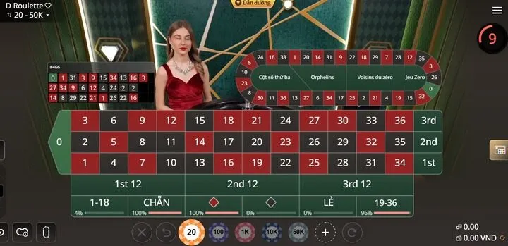 Cách chơi game Roulette 99OK chi tiết từng bước