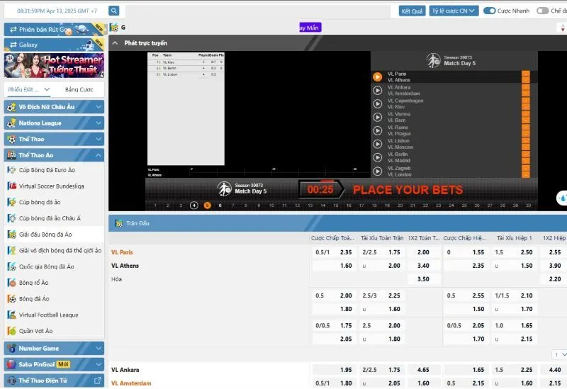 Sức cuốn hút sảnh SBO thể thao 99ok