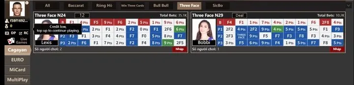 Chia sẻ luật chơi chi tiết Three Face 99OK