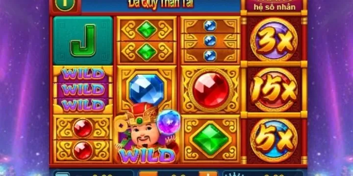 Trả thưởng slot Đá Qúy Thần Tài tại 99OK